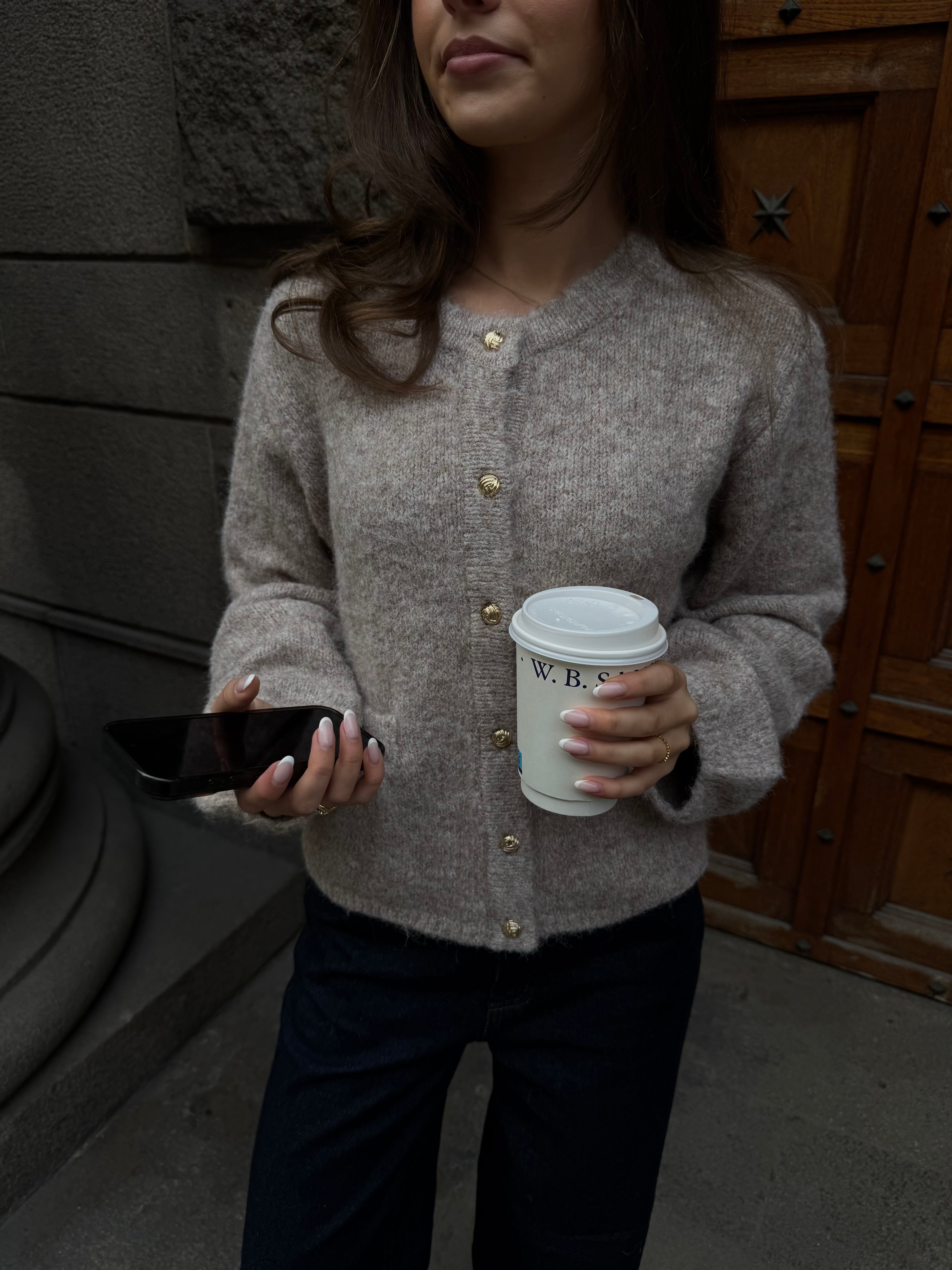 OBJSAGGIA Pullover - Humus